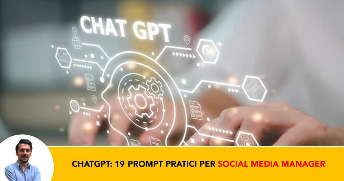 19 Prompt di ChatGPT per Social Media Manager